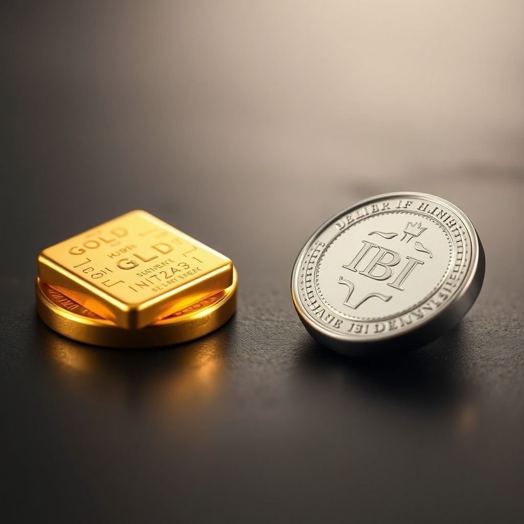 Gold vs Silver 2026 comparison showing gold bars and silver bars with market performance analysis for Indian investors