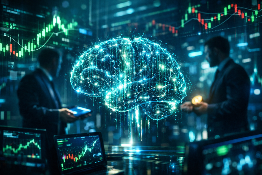 Scale AI Stock private market trading room with investors analyzing data