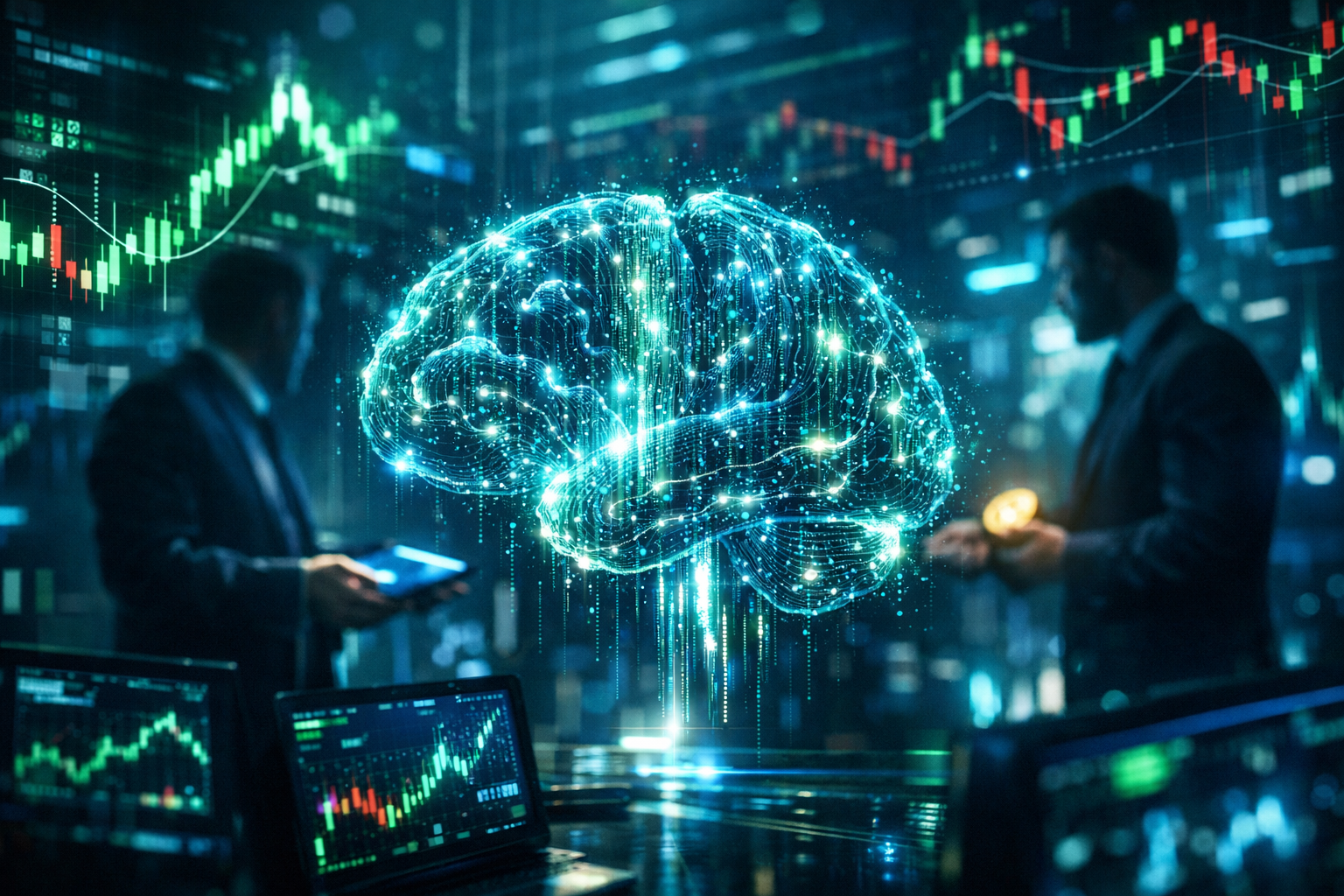 Scale AI Stock private market trading room with investors analyzing data