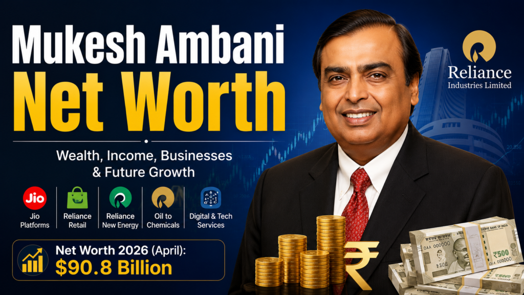 Mukesh Ambani Net Worth