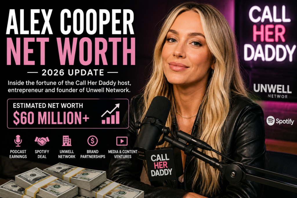 Alex Cooper Net Worth 2026: $60 Million, Earnings & Unwell