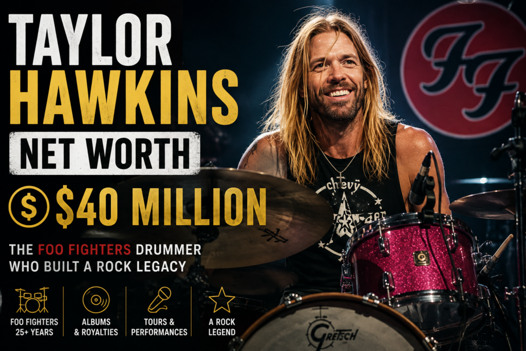 Taylor Hawkins Net Worth: The $40 Million Drummer Who Bet on Rock Stardom Over Pop Millions