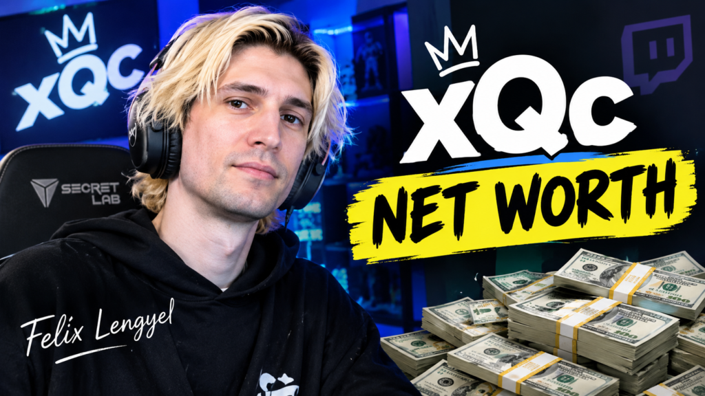 xQc Net Worth 2026: The Story Behind His $50 Million Fortune